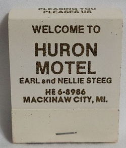 Huron Motel - Matchbook (newer photo)